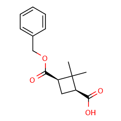 (1S,3R)-3-[(benzyloxy)carbonyl]-2,2-dimethylcyclobutane-1-carboxylicacid图片