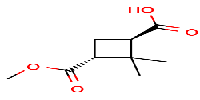 (1R,3R)-3-(methoxycarbonyl)-2,2-dimethylcyclobutane-1-carboxylicacid图片