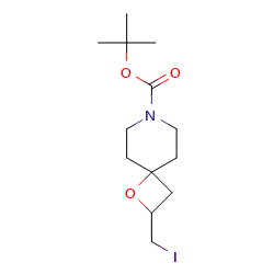 tert-butyl2-(iodomethyl)-1-oxa-7-azaspiro[3,5]nonane-7-carboxylate图片