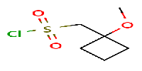 (1-methoxycyclobutyl)methanesulfonylchloride图片