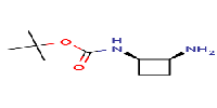 tert-butylN-[(1R,2S)-2-aminocyclobutyl]carbamate图片