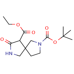 2-tert-butyl9-ethyl8-oxo-2,7-diazaspiro[4,4]nonane-2,9-dicarboxylate图片