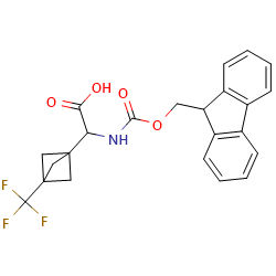 2-({[(9H-fluoren-9-yl)methoxy]carbonyl}amino)-2-[3-(trifluoromethyl)bicyclo[1,1,1]pentan-1-yl]aceticacid图片