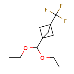 1-(diethoxymethyl)-3-(trifluoromethyl)bicyclo[1,1,1]pentane图片