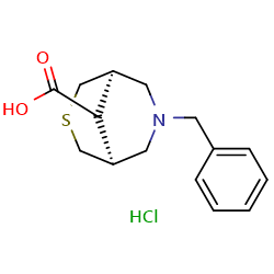 syn-7-benzyl-3-thia-7-azabicyclo[3,3,1]nonane-9-carboxylicacidhydrochloride图片
