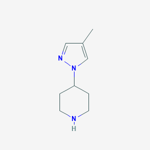 4-(4-Methyl-1H-pyrazol-1-yl)piperidine图片
