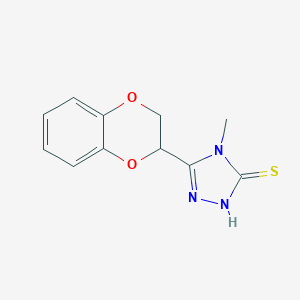 5-(2,3-Dihydro-1,4-benzodioxin-2-yl)-4-methyl-4H-1,2,4-triazole-3-thiol图片