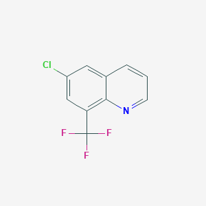 6-Chloro-8-(trifluoromethyl)quinoline图片