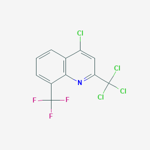 4-Chloro-2-trichloromethyl-8-trifluoromethyl-quinoline图片
