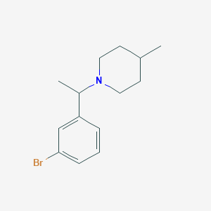 1-(1-(3-Bromophenyl)ethyl)-4-methylpiperidine图片