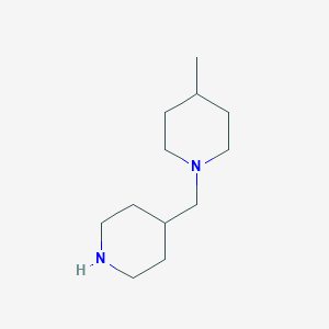 4-methyl-1-(piperidin-4-ylmethyl)piperidine图片