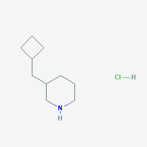 3-(cyclobutylmethyl)piperidine hydrochloride图片