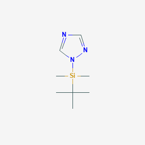 1-[(1,1-Dimethylethyl)dimethylsilyl]-1H-1,2,4-triazole图片