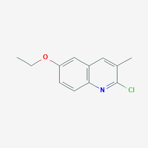 2-Chloro-6-ethoxy-3-methylquinoline图片