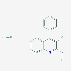 3-Chloro-2-(chloromethyl)-4-phenylquinoline Hydrochloride图片