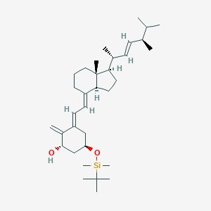 (1S,3E,5R)-5-[[(1,1-dimethylethyl)dimethylsilyl]oxy]-2-methylene-3-[(2E)-2-[(1R,3aS,7aR)-octahydro-7a-methyl-1-[(1R,2E,4R)-1,4,5-trimethyl-2-hexen-1-yl]-4H-inden-4-ylidene]ethylidene]-cyclohexanol图片