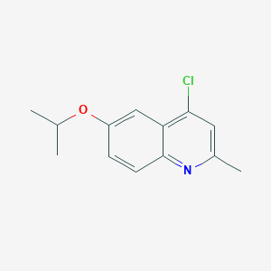 4-Chloro-2-methyl-6-(propan-2-yloxy)quinoline图片
