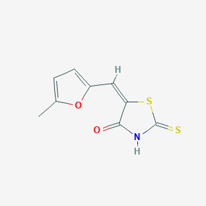 (5E)-2-Mercapto-5-[(5-methyl-2-furyl)methylene]-1,3-thiazol-4(5H)-one图片