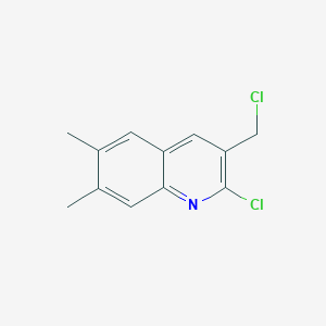 2-Chloro-3-chloromethyl-6,7-dimethylquinoline图片