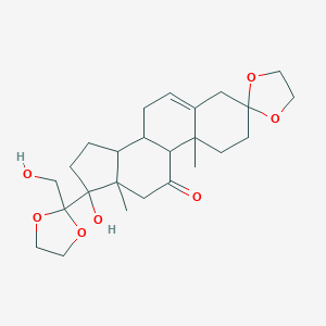 17,21-Dihydroxy-pregn-5-ene-3,11,20-trione 3,20-Diethylene Ketal图片