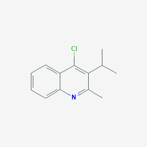 4-chloro-2-methyl-3-(propan-2-yl)quinoline图片