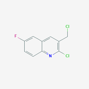 2-Chloro-3-chloromethyl-6-fluoroquinoline图片