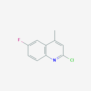 2-Chloro-6-fluoro-4-methylquinoline图片
