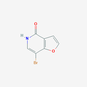 7-溴-呋喃并[3,2-c]吡啶-4(5h)-酮图片