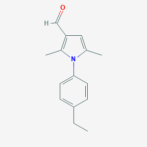 1-(4-Ethylphenyl)-2,5-dimethyl-1H-pyrrole-3-carbaldehyde图片