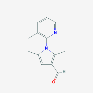 2,5-Dimethyl-1-(3-methyl-pyridin-2-yl)-1H-pyrrole-3-carbaldehyde图片