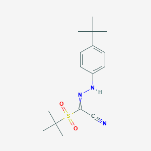 2-{2-[4-(tert-Butyl)phenyl]hydrazono}-2-(tert-butylsulfonyl)acetonitrile图片
