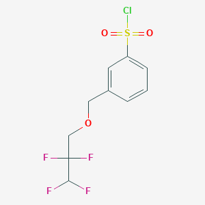 3-[(2,2,3,3-Tetrafluoropropoxy)methyl]benzene-1-sulfonyl Chloride图片