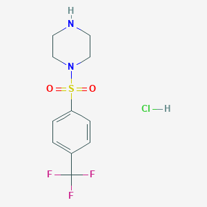 1-[4-(Trifluoromethyl)benzenesulfonyl]piperazine图片