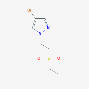 4-Bromo-1-[2-(ethanesulfonyl)ethyl]-1H-pyrazole图片