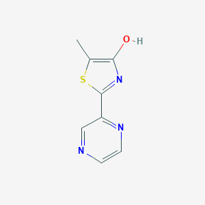 5-methyl-2-(2-pyrazinyl)-1,3-thiazol-4-ol图片