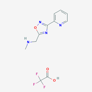 N-甲基-1-[3-(2-吡啶基)-1,2,4-恶二唑-5-基]甲胺三氟乙酸盐图片