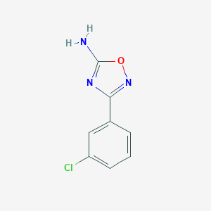 3-(3-Chlorophenyl)-1,2,4-oxadiazol-5-amine图片