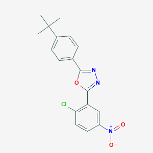 2-[4-(tert-Butyl)phenyl]-5-(2-chloro-5-nitrophenyl)-1,3,4-oxadiazole图片