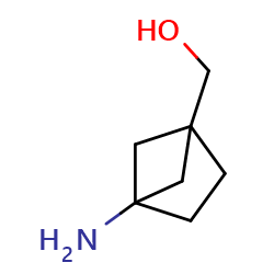 (4-amino-1-bicyclo[2,1,1]hexanyl)methanol图片