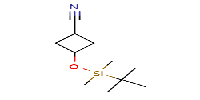 3-[(tert-butyldimethylsilyl)oxy]cyclobutane-1-carbonitrile图片