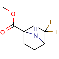 methyl3,3-difluoro-7-azabicyclo[2,2,1]heptane-1-carboxylate图片