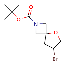 tert-butyl7-bromo-5-oxa-2-azaspiro[3,4]octane-2-carboxylate图片