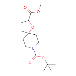 O8-tert-butylO2-methyl1-oxa-8-azaspiro[4,5]decane-2,8-dicarboxylate图片