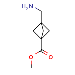 methyl3-(aminomethyl)bicyclo[1,1,1]pentane-1-carboxylate图片