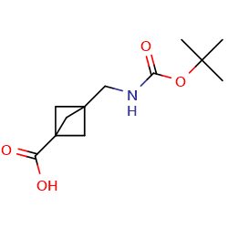 3-({[(tert-butoxy)carbonyl]amino}methyl)bicyclo[1,1,1]pentane-1-carboxylicacid图片
