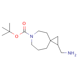 tert-butyl1-(aminomethyl)-6-azaspiro[2,6]nonane-6-carboxylate图片