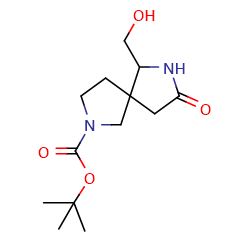 tert-butyl6-(hydroxymethyl)-8-oxo-2,7-diazaspiro[4,4]nonane-2-carboxylate图片