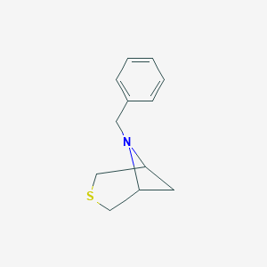 6-benzyl-3-thia-6-azabicyclo[3,1,1]heptane图片