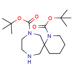 ditert-butyl1,8,11-triazaspiro[5,6]dodecane-1,8-dicarboxylate图片