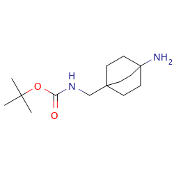 tert-butylN-({4-aminobicyclo[2,2,2]octan-1-yl}methyl)carbamate图片